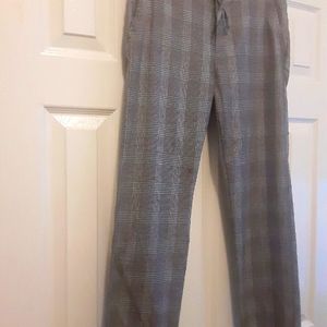 ZARA Grey Plaid Slacks